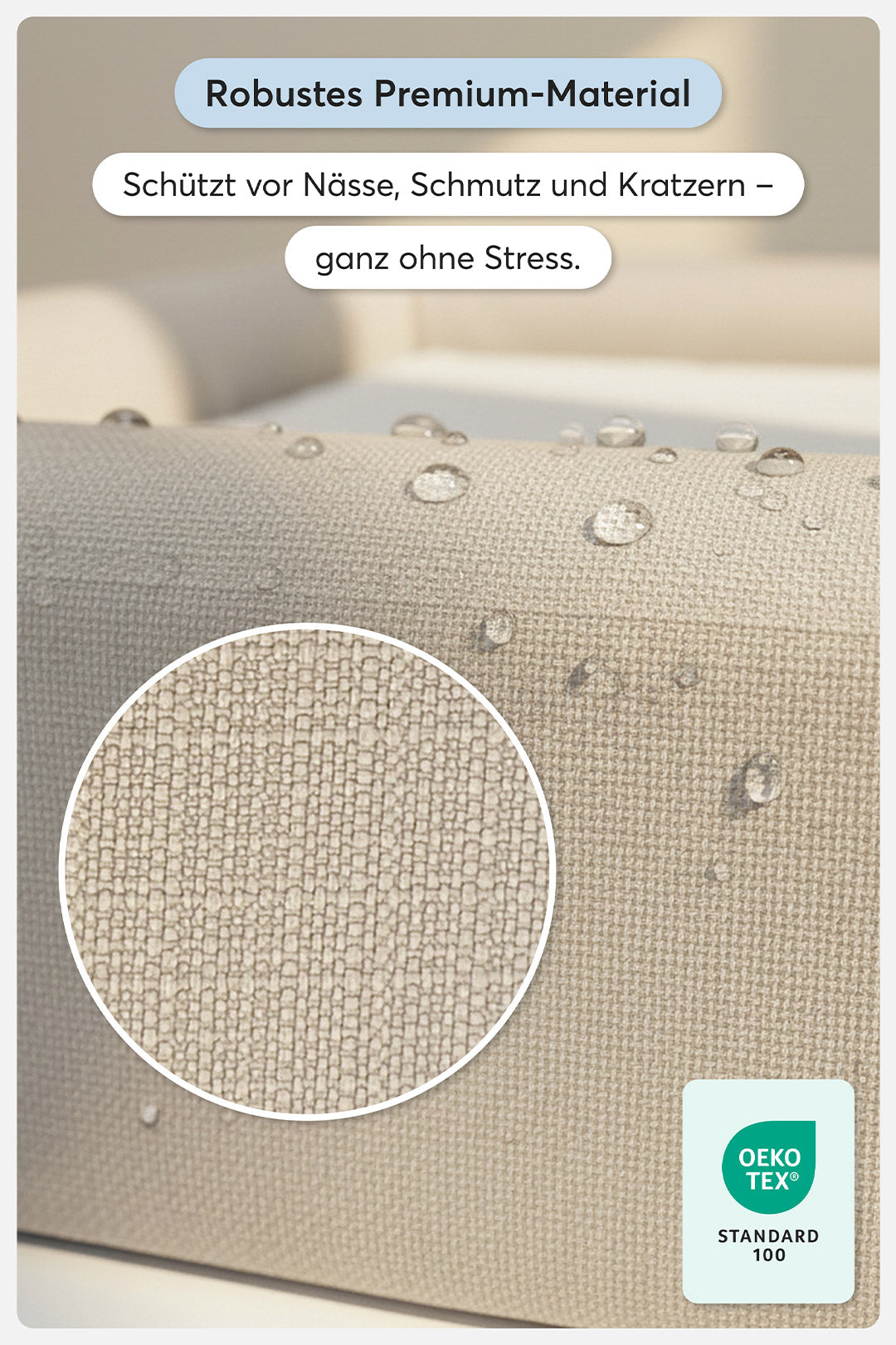 Orthopädisches Hundebett Pure Beige - Teppana